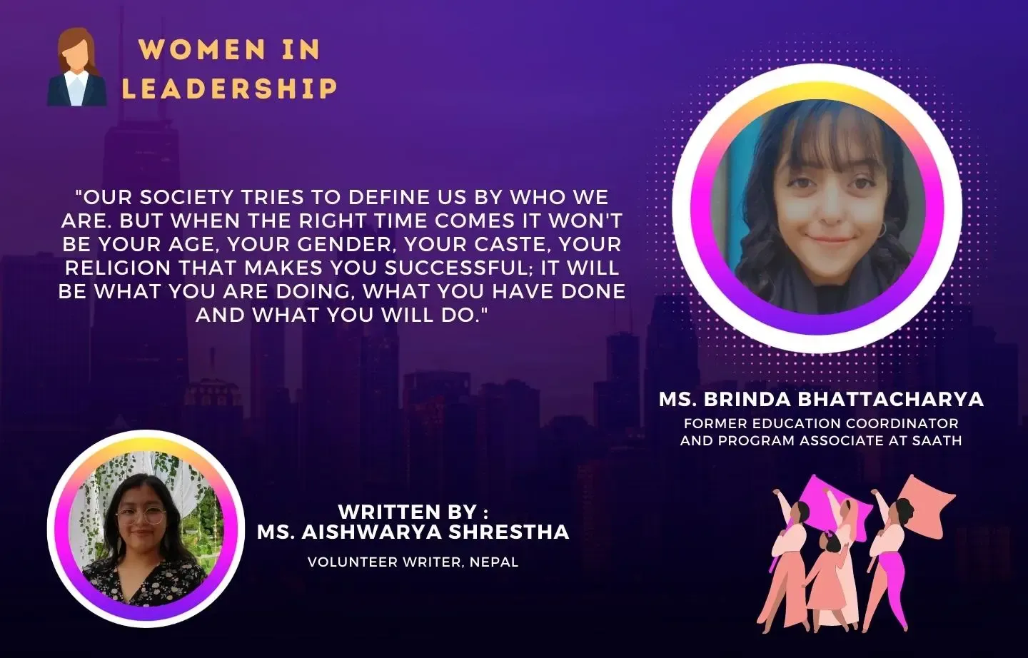 An insight into leadership with Ms. Brinda Bhattacharya
