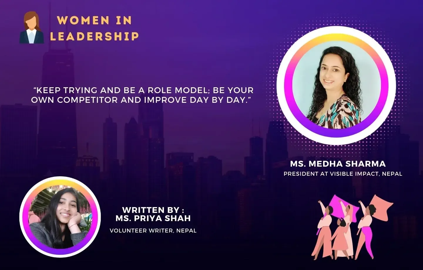 An Insight into Leadership with Ms. Medha Sharma