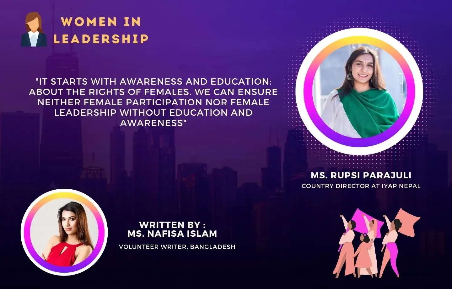 An insight into leadership with Ms. Rupsi Parajuli